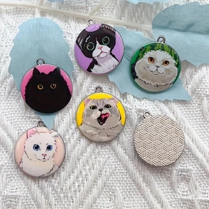 10pcs cartoon animal cat ename - Earrings 评论和价格