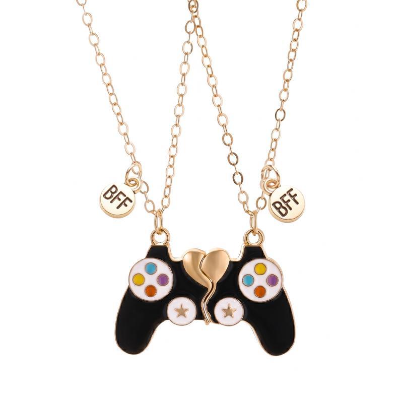 2Pcs Magnetic Game Controller  - Magnetic Couple Matching Necklaces 评论和价格