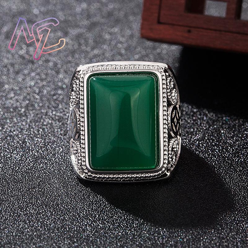 Green Natural Jade Rings Real  - Rings 评论和价格