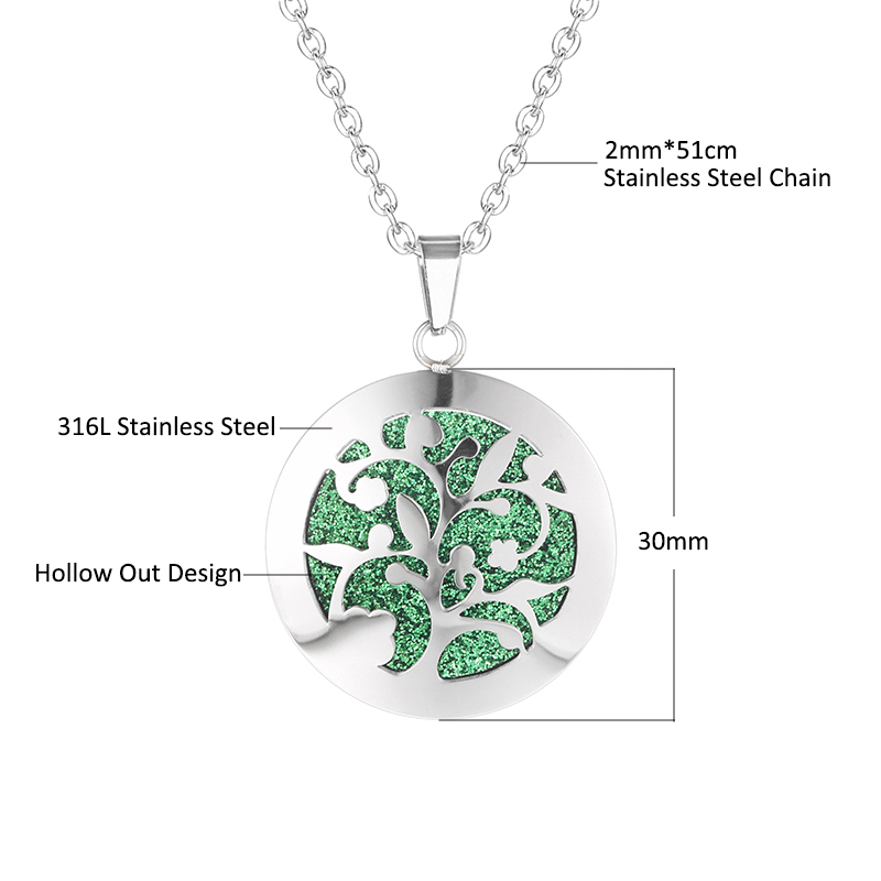 New Simple Aromatherapy Essent - Heart Locket Necklace Photo 评论和价格