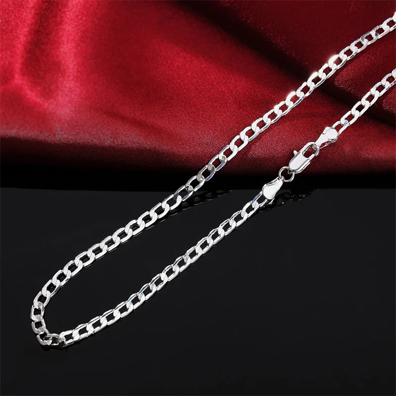 Men's 925 Sterling Silver Neck - Cuban Link Chain 12Mm 评论和价格