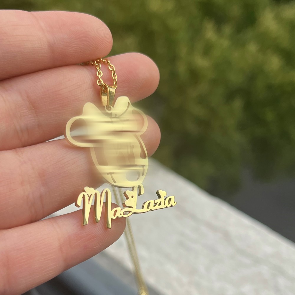 DUOYING Custom Character Jewel - Custom Name Necklace Stainless Steel 评论和价格