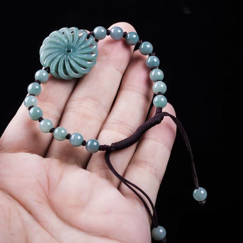 Natural Jadeite A-grade Fortun - Bracelets 评论和价格
