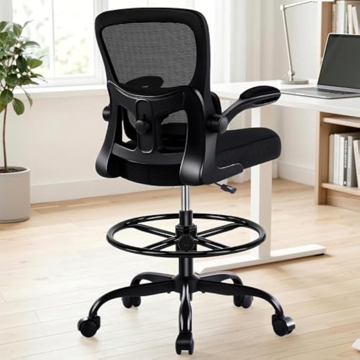 Ergonomic Drafting Chair with  - Rings 评论和价格