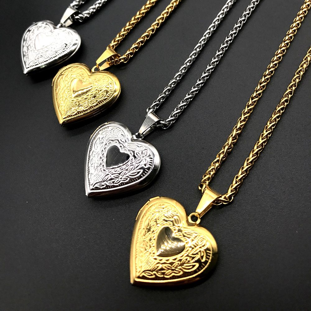Fashion Photo Picture Locket N - Heart Locket Necklace Photo 评论和价格