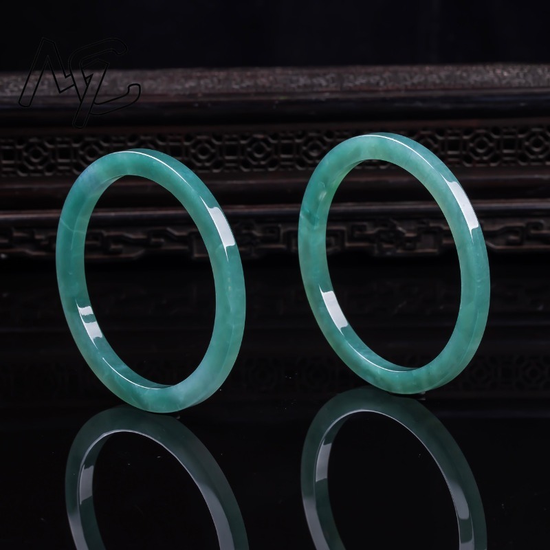 Natural Emerald 48-62mm Burmes - Bracelets 评论和价格