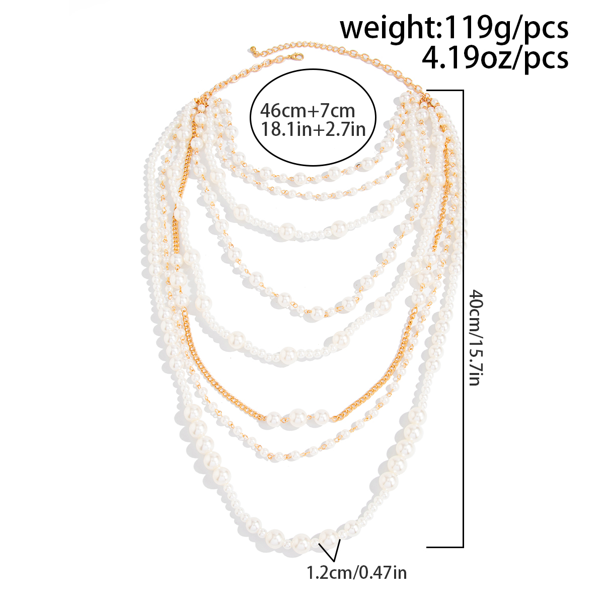 Ingemark Elegant Boho Imitatio - Pearl Choker Necklace Vintage 评论和价格